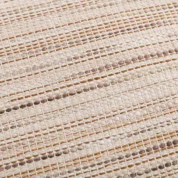 Square Cushion with Fringe - Biscuit, Cotton