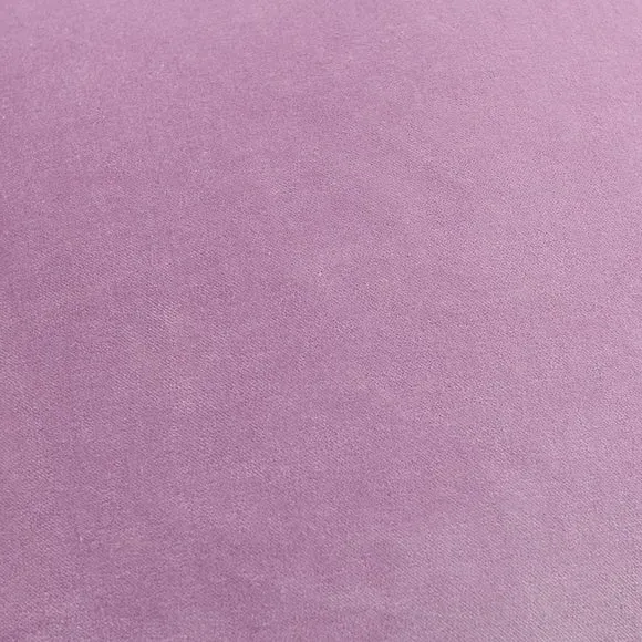 Square Cushion with Piped Edge - Purple, Velvet