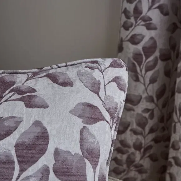 Square Cushion with Piped Edge - Thistle, Jacquard