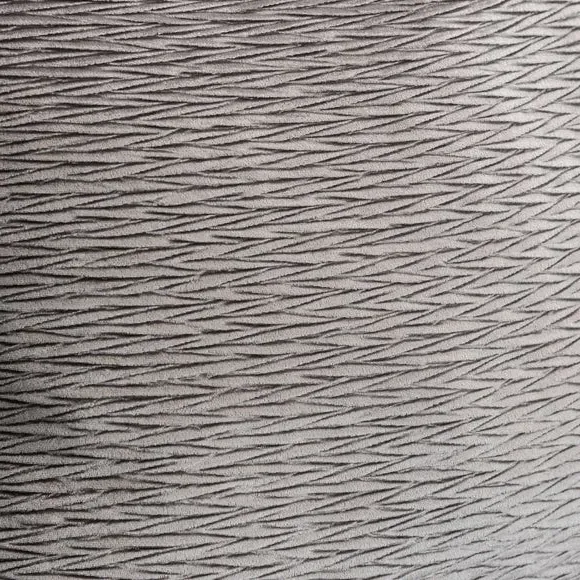 Square Cushion with Polyester Fill - Silver, Velvet