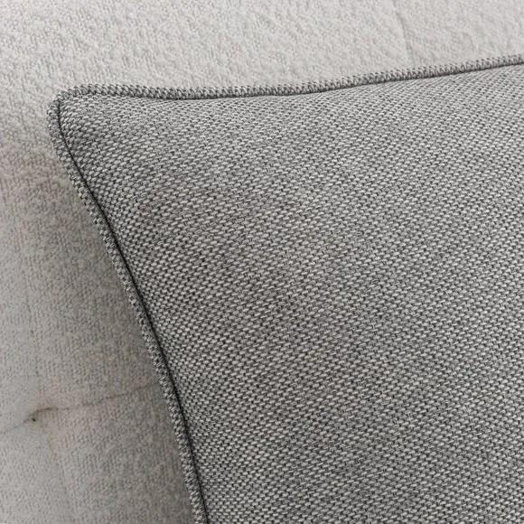 Square Cushion with Removable Cover - Charcoal