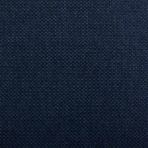 Square Cushion with Removable Cover - Navy, Fabric