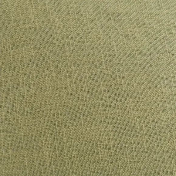Square Cushion with Removable Cover - Olive, Cotton