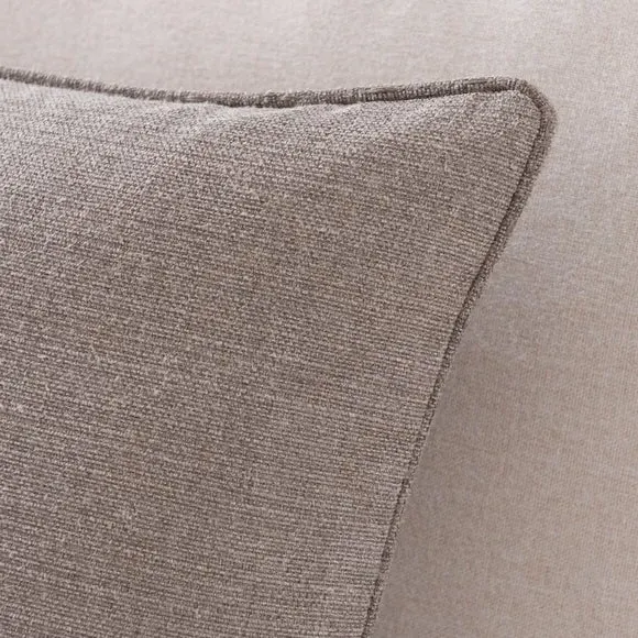 Square Cushion with Removable Pad - Fawn, Polyester