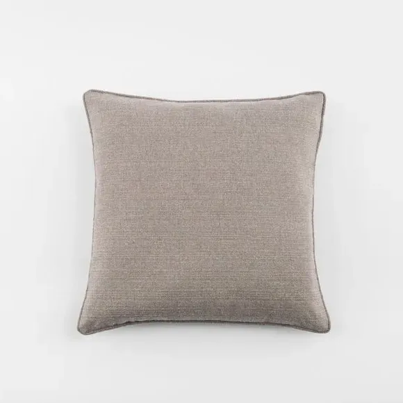 Square Cushion with Removable Pad - Fawn, Polyester
