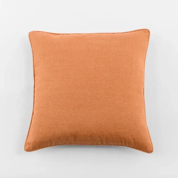 Square Cushion with Removable Pad - Spice, Polyester
