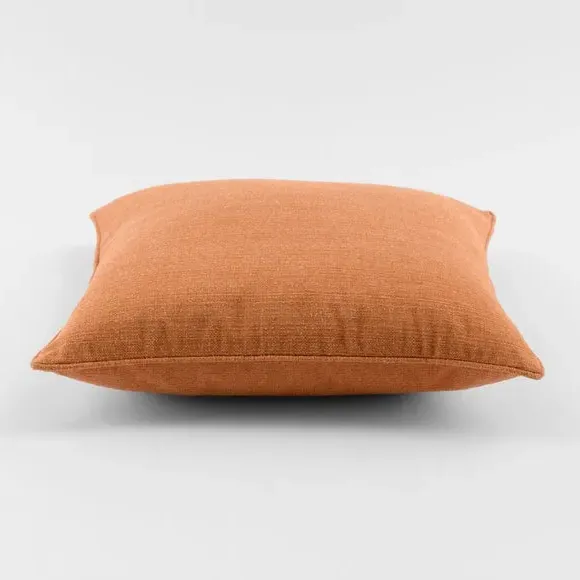 Square Cushion with Removable Pad - Spice, Polyester