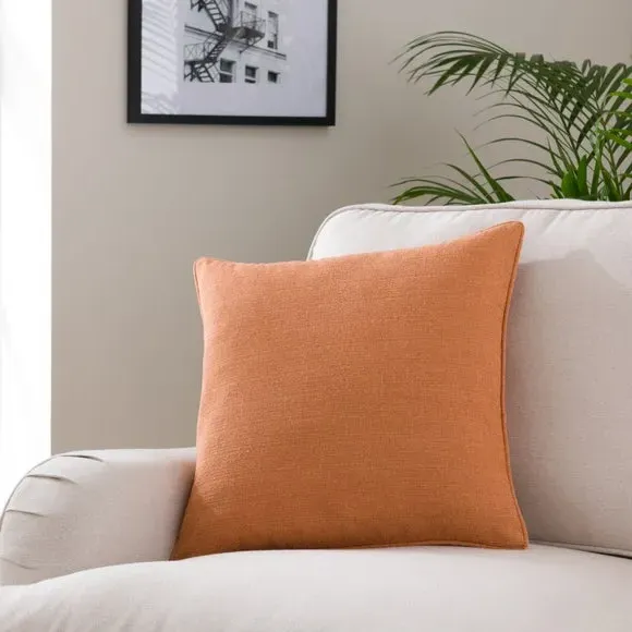 Square Cushion with Removable Pad - Spice, Polyester
