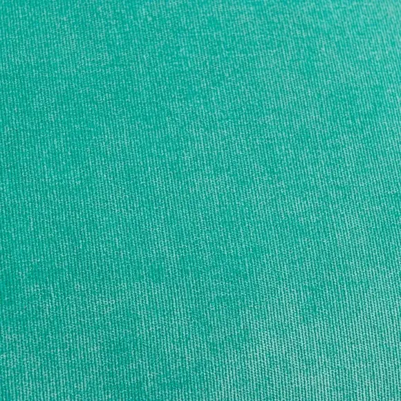 Square Cushion with Zip - Aqua, Velour