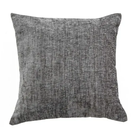 Square Cushion with Zip - Charcoal, Chenille image