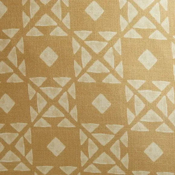 Square Cushion with Zip Cover - Bronze, Polyester