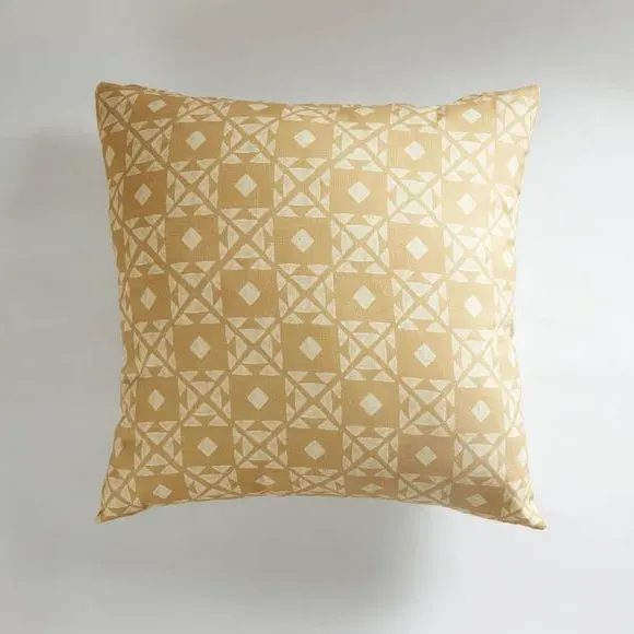 Square Cushion with Zip Cover - Bronze, Polyester image