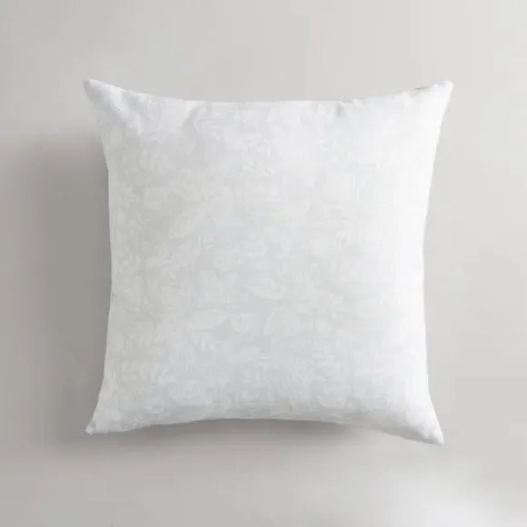 Square Cushion with Zip Cover - Grey, Fibre