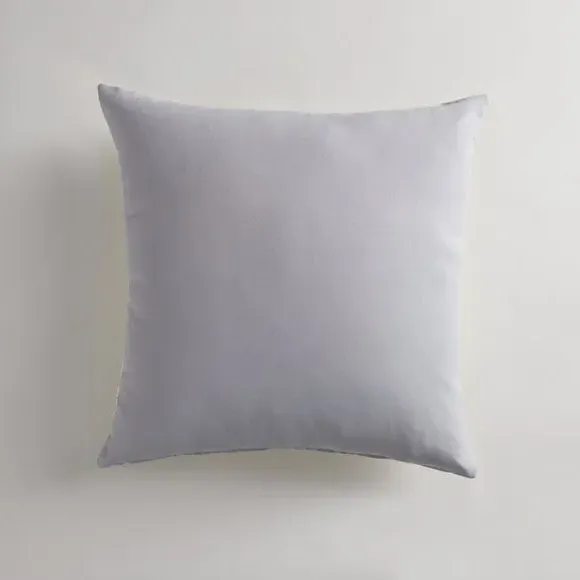 Square Cushion with Zip Cover - Grey, Fibre