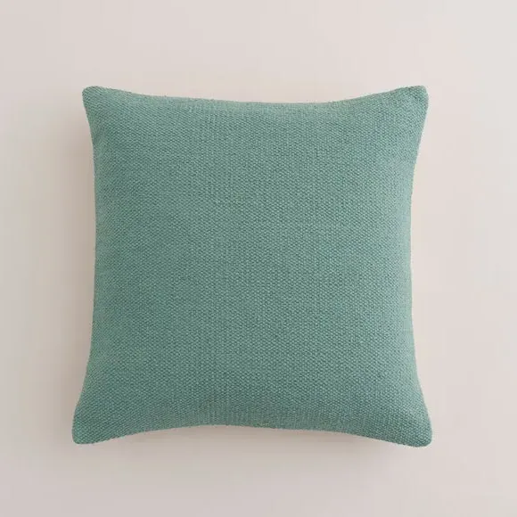 Square Cushion with Zip Cover - Mineral, Cotton