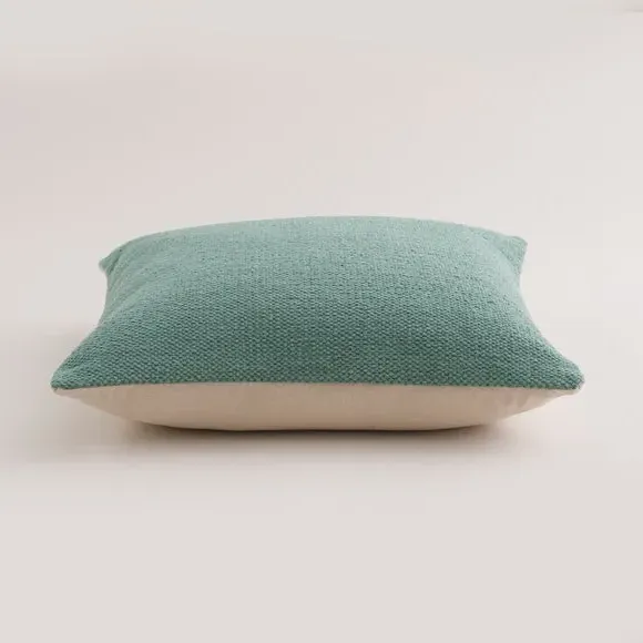 Square Cushion with Zip Cover - Mineral, Cotton