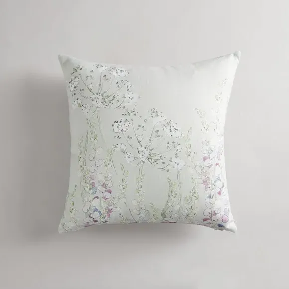 Square Cushion with Zip Cover - Multicolor