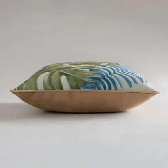 Square Cushion with Zip Cover - Multicolor