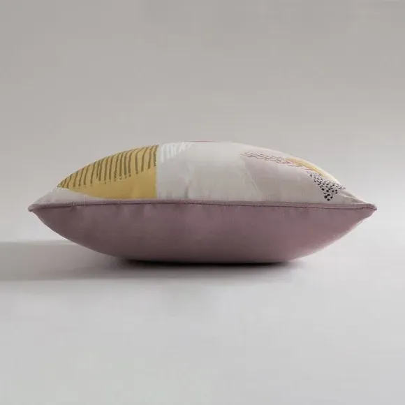 Square Cushion with Zip Cover - Multicolor
