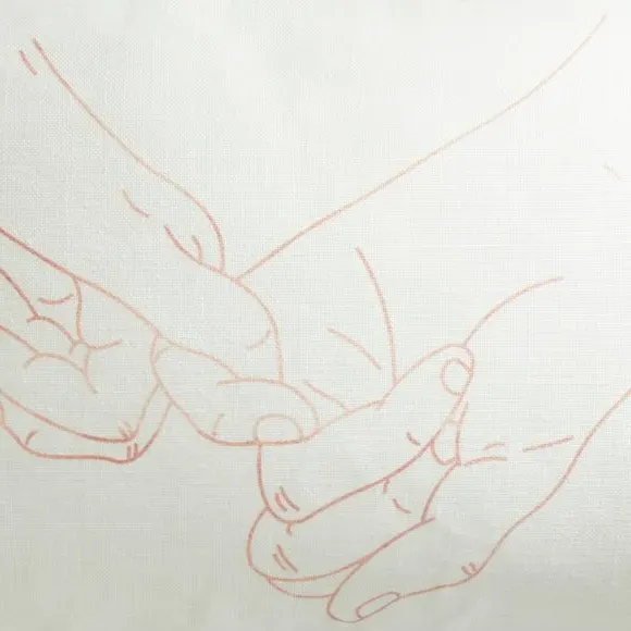 Square Cushion with Zip Cover - Natural