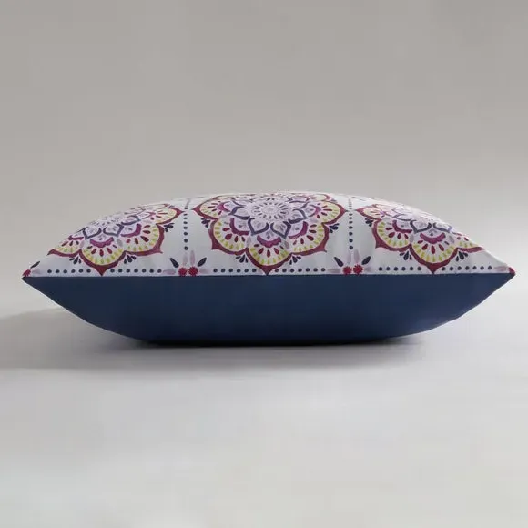 Square Cushion with Zip Cover - Pink, Fibre