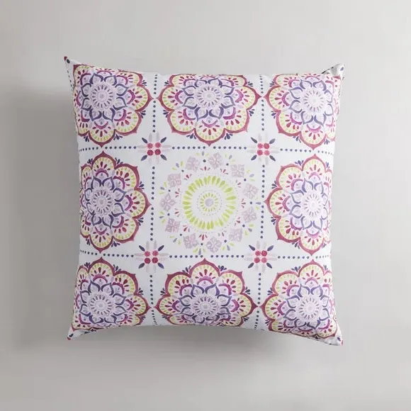 Square Cushion with Zip Cover - Pink, Fibre image