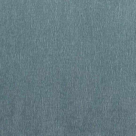 Square Cushion with Zip - Pacific Blue, Velour
