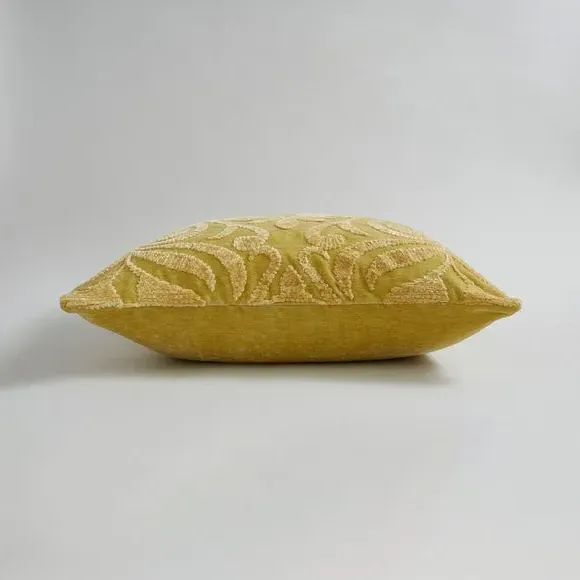 Square Cushion with Zip - Primrose, Chenille
