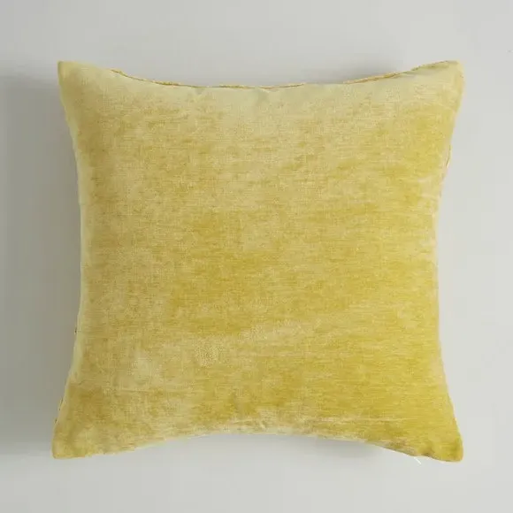 Square Cushion with Zip - Primrose, Chenille