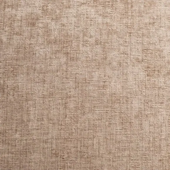 Square Cushion with Zip - Taupe, Chenille