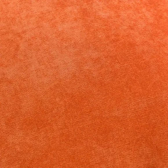 Square Cushion with Zip - Terracotta, Velour