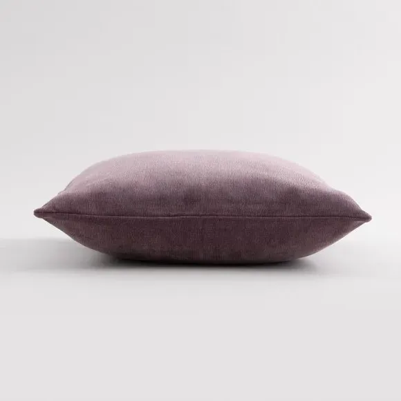 Square Cushion with Zip - Thistle, Velour