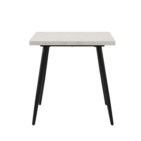 Square Dining Table - Grey, Concrete Effect