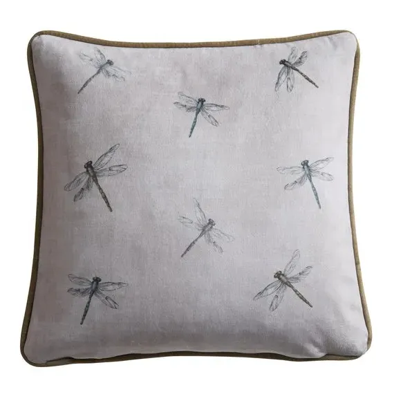 Square Filled Cushion Floral Print - Red