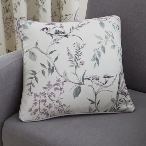 Square Filled Cushion - Purple, Cotton image