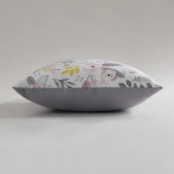 Square Floral Cushion - Multicolor