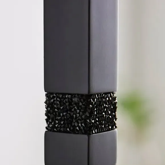 Square Light Pull with Sparkle - Black