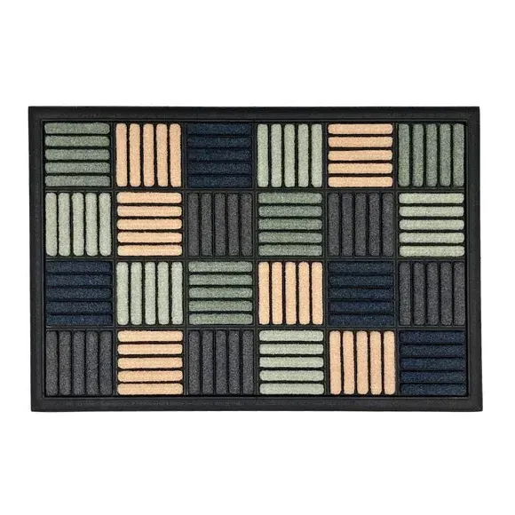 Square Outdoor Doormat - Multicolor, Nylon