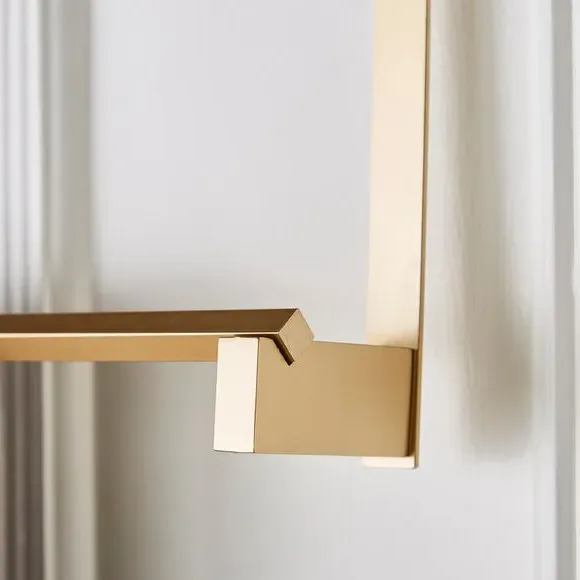 Square Overdoor Towel Rail - Brushed Bronze
