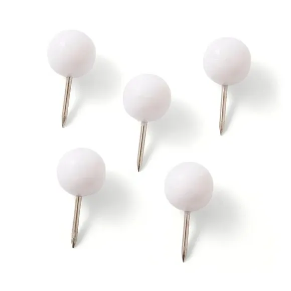 Square Pin Board with Hooks - Red, Tulip Design