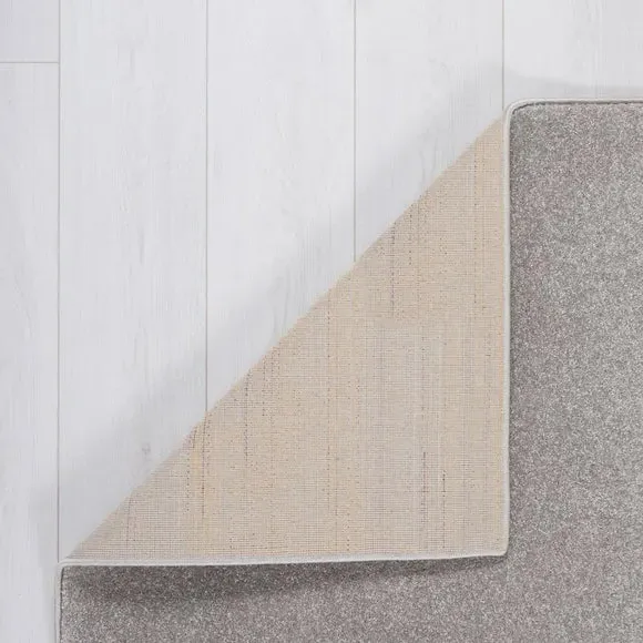 Square Rug with Hand Carved Design - Ochre