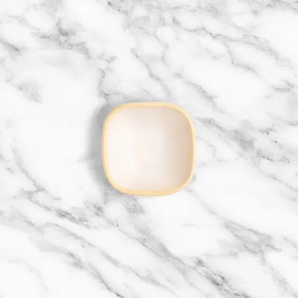 Square Sauce Dish - Natural, Stoneware