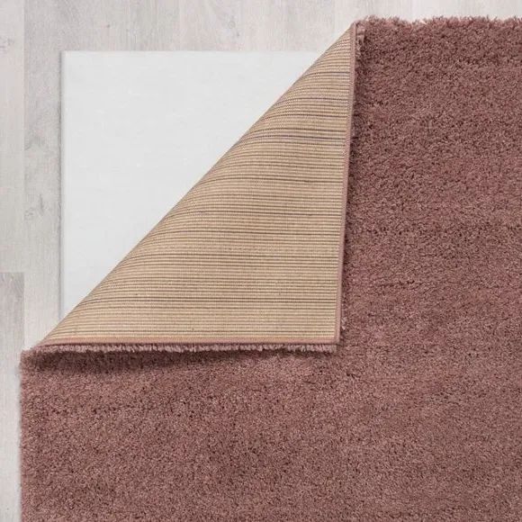 Square Shaggy Rug - Blush, Polypropylene
