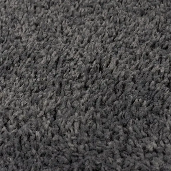 Square Shaggy Rug - Charcoal, Polypropylene