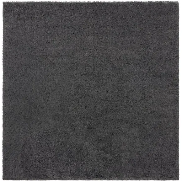 Square Shaggy Rug - Charcoal, Polypropylene