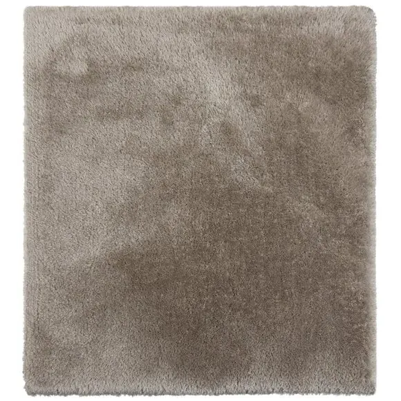Square Shaggy Rug - Natural, Polyester