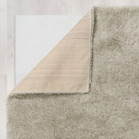 Square Shaggy Rug - Natural, Polypropylene