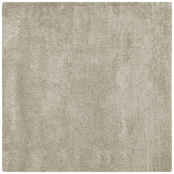 Square Shaggy Rug - Natural, Polypropylene