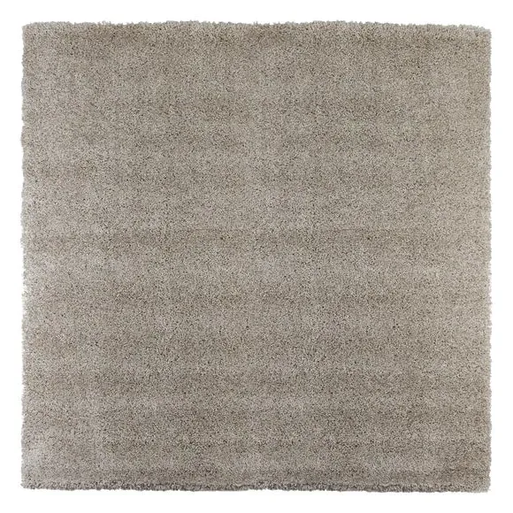 Square Shaggy Rug - Natural, Synthetic