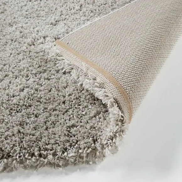 Square Shaggy Rug - Natural, Synthetic